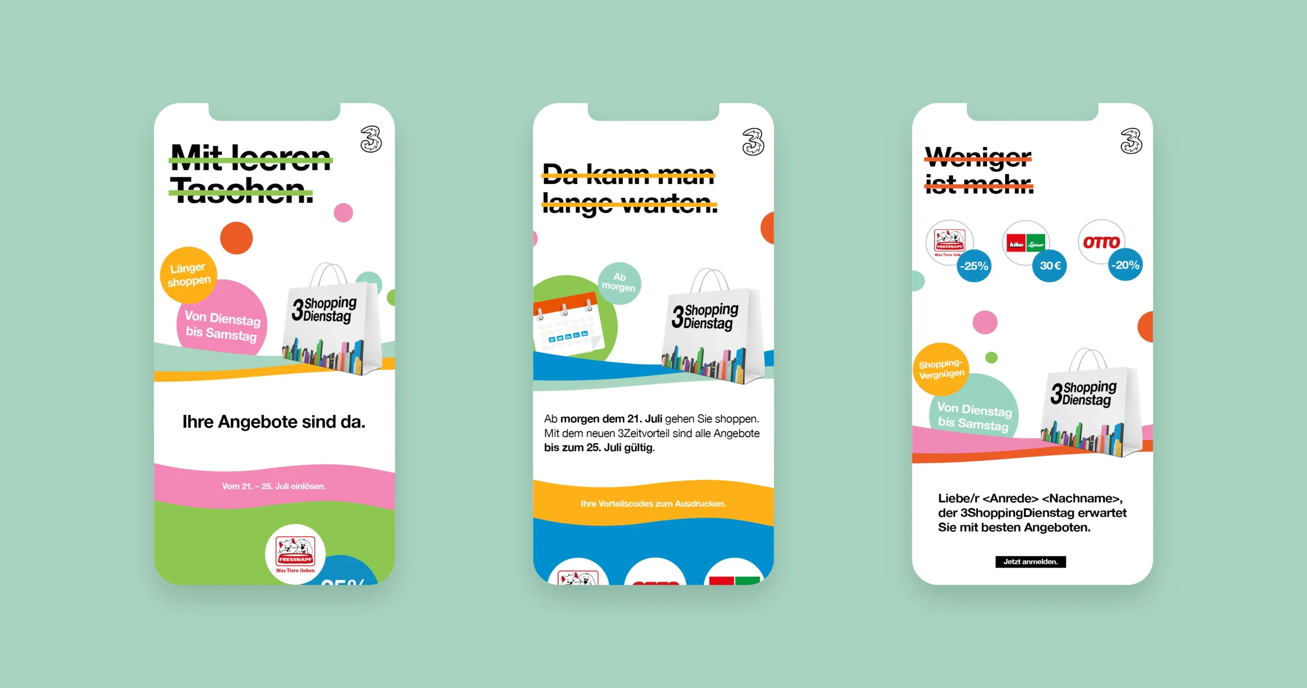 Newsletter-mobile-mockup 3 Shopping Dienstag Mobile Newsletter Mockup