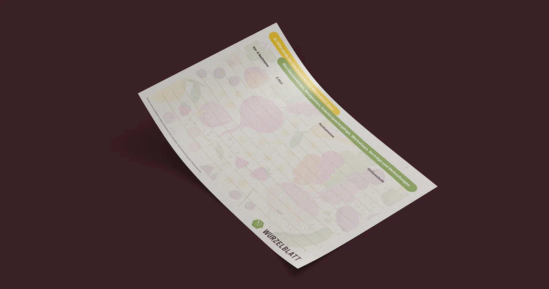Newsletter Anmeldung Mockup Newsletter Anmeldung Mockup